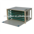 ODF-Faser-Klemmenkasten, 12 Anschlüsse, Schiebe-Schublade Typ 19 Zoll 12-Port-Glasfaser-Patch-Panel